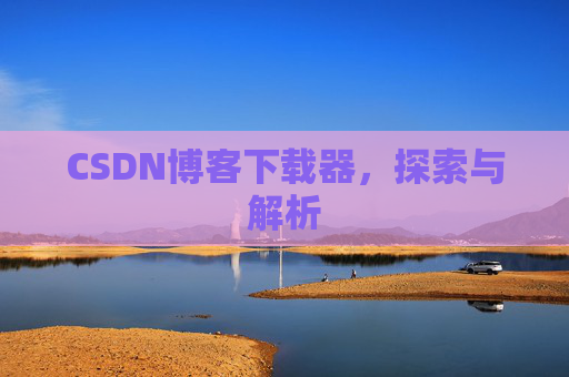 CSDN博客下载器,探索与解析 CSDN博客下载器,探索与解析